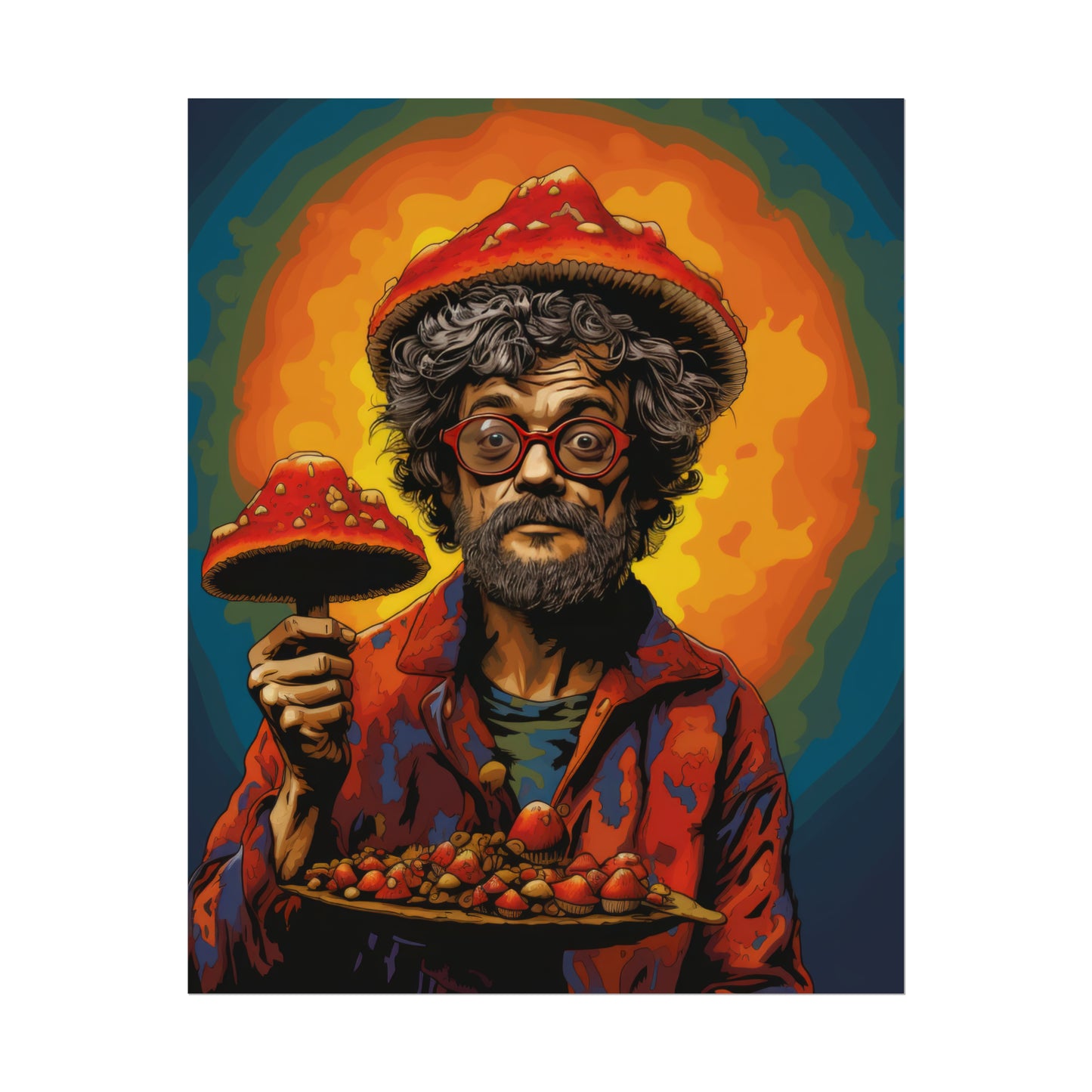 Terence McKenna Poster Print