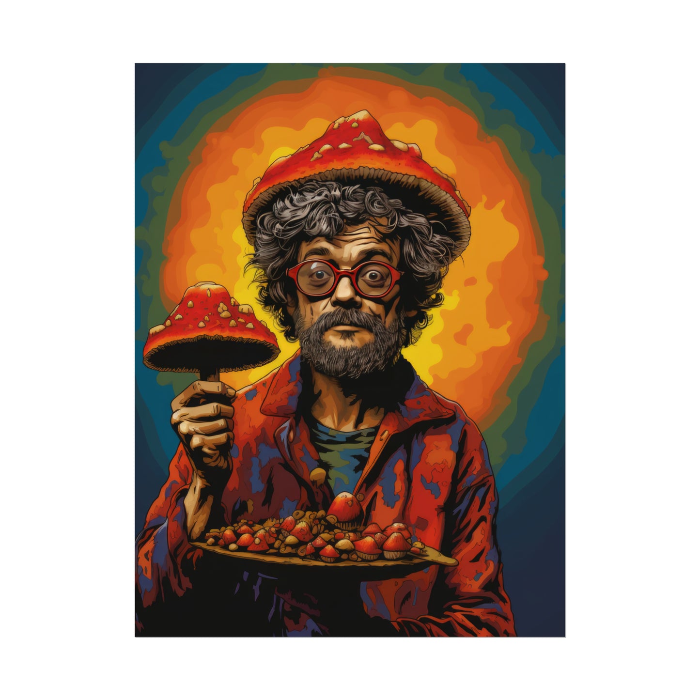 Terence McKenna Poster Print