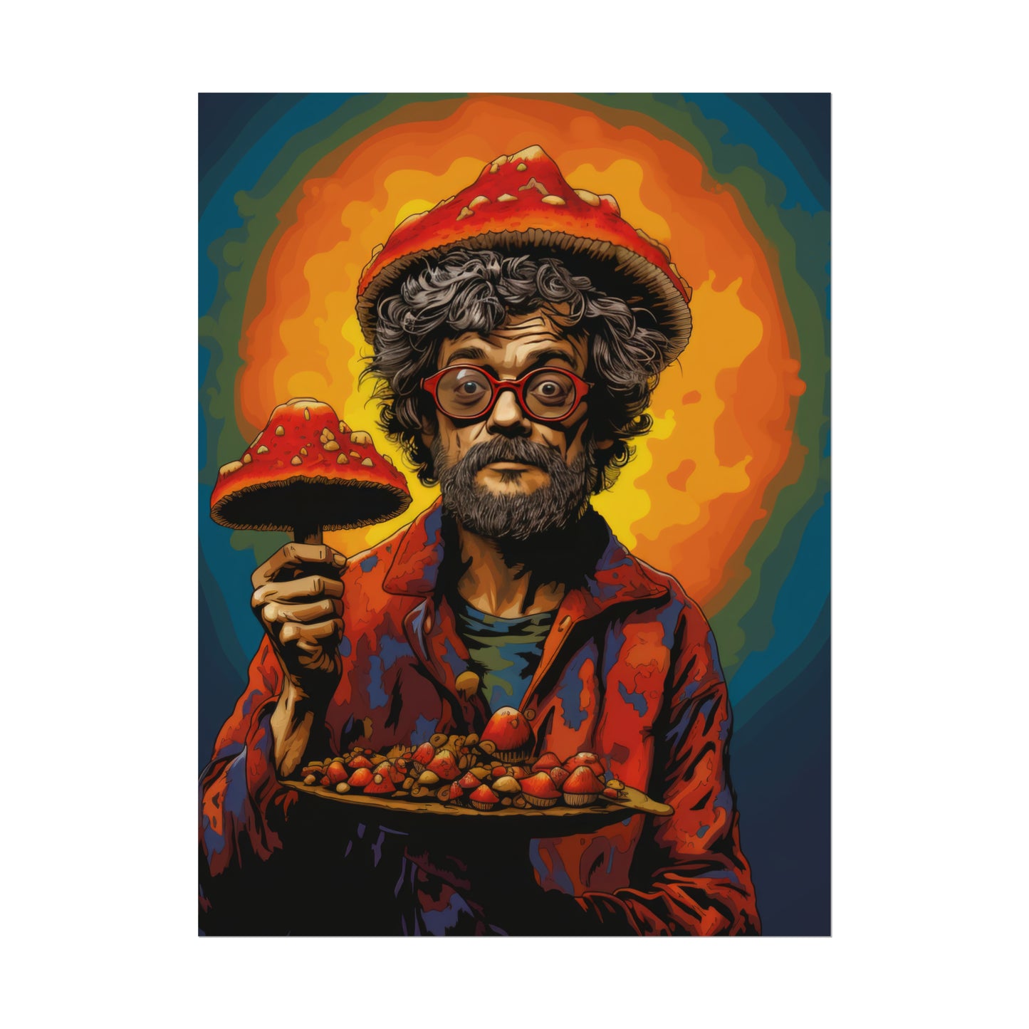 Terence McKenna Poster Print